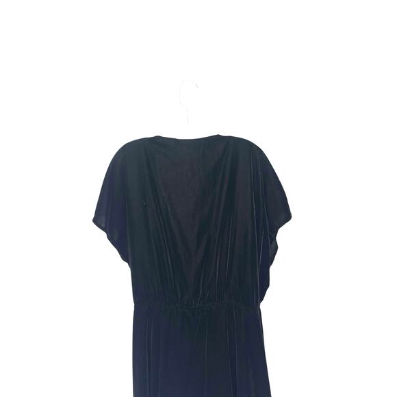 Lauren Ralph Lauren Women's Black Velvet Tie Waist Cocktail Hour Dress Size 14 - Picture 6 of 10